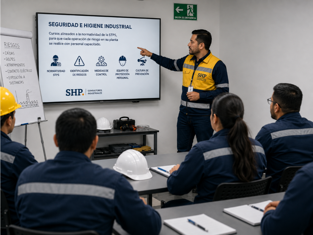 Curso de trabajos en alturas impartido por SHP